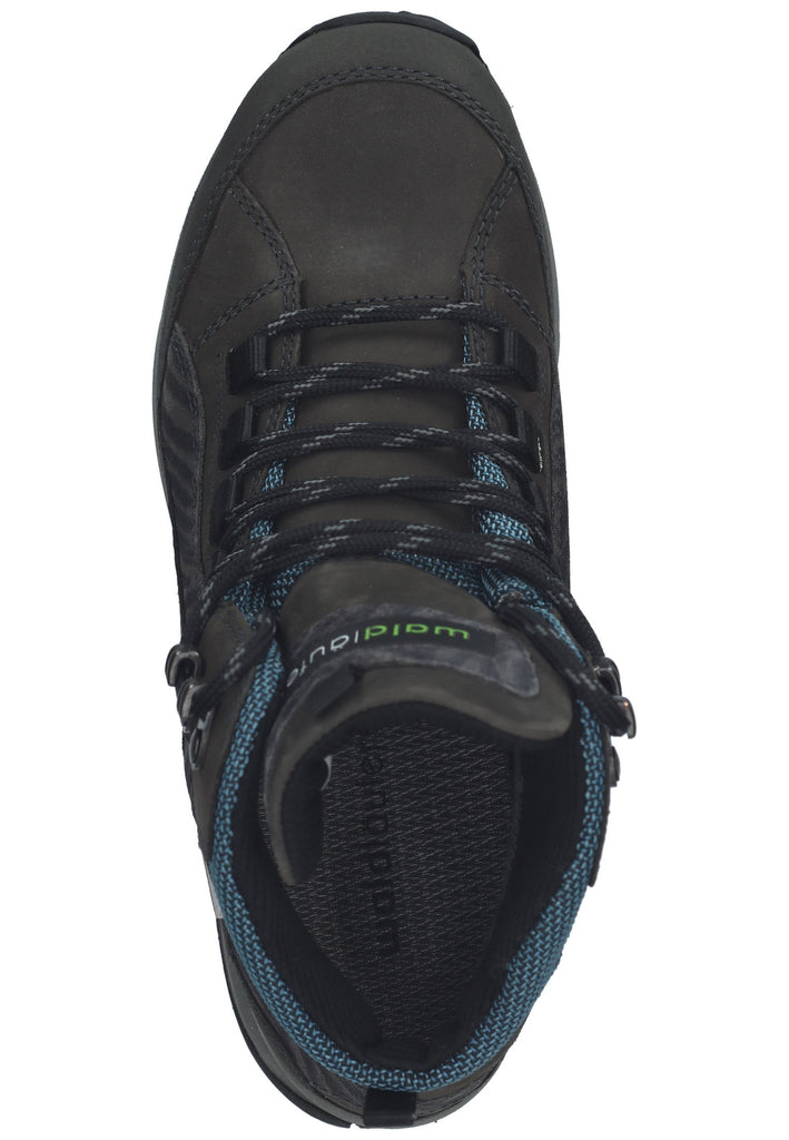 Waldläufer Wanderschuhe Leder/Textil Blau