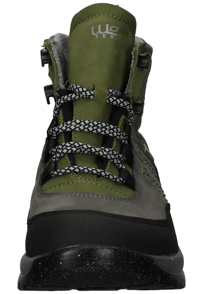 Waldläufer Wanderschuhe Leder/Textil Grau