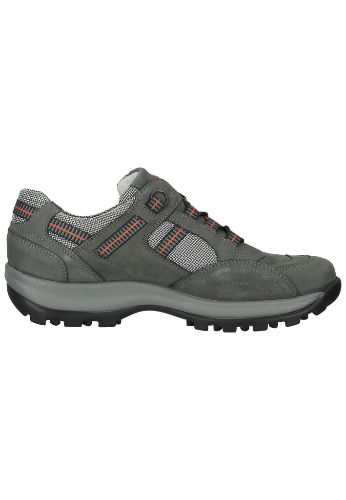 Waldläufer Wanderschuhe Leder/Textil Grau/Silber