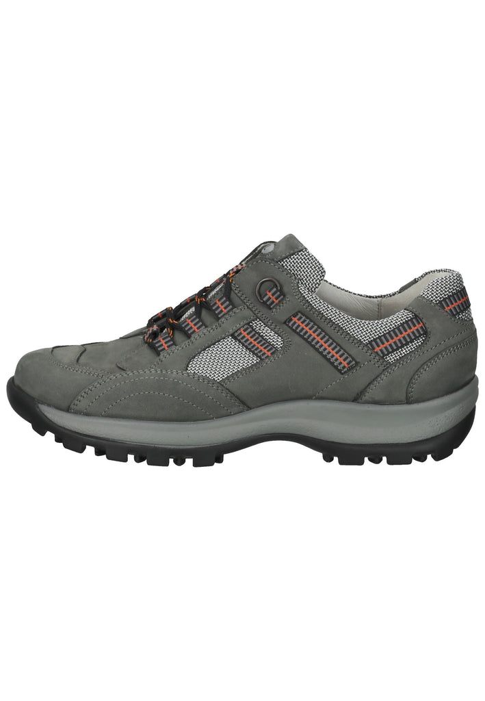 Waldläufer Wanderschuhe Leder/Textil Grau/Silber