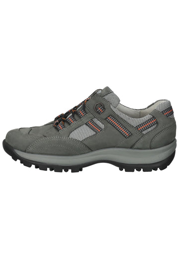 Waldläufer Wanderschuhe Leder/Textil Grau/Silber