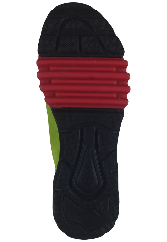 Waldläufer Wanderschuhe Leder/Textil Grün/Kombi