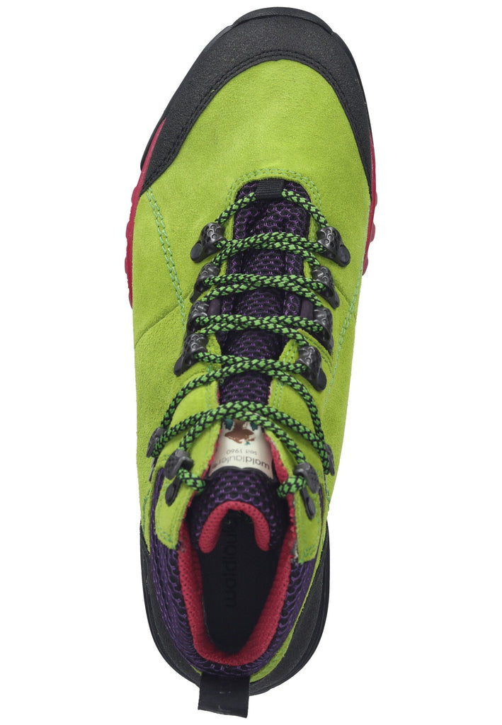 Waldläufer Wanderschuhe Leder/Textil Grün/Kombi