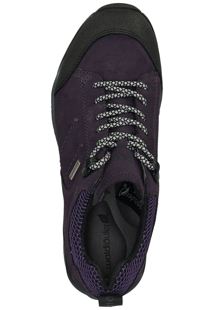 Waldläufer Wanderschuhe Leder/Textil Lila