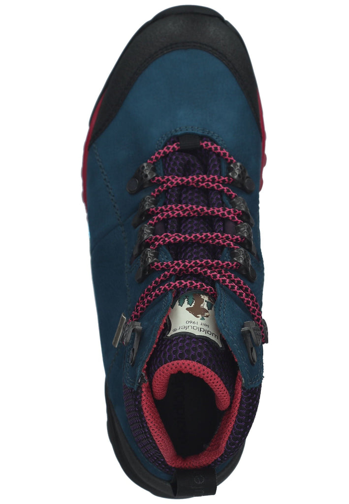 Waldläufer Wanderschuhe Leder/Textil Lila