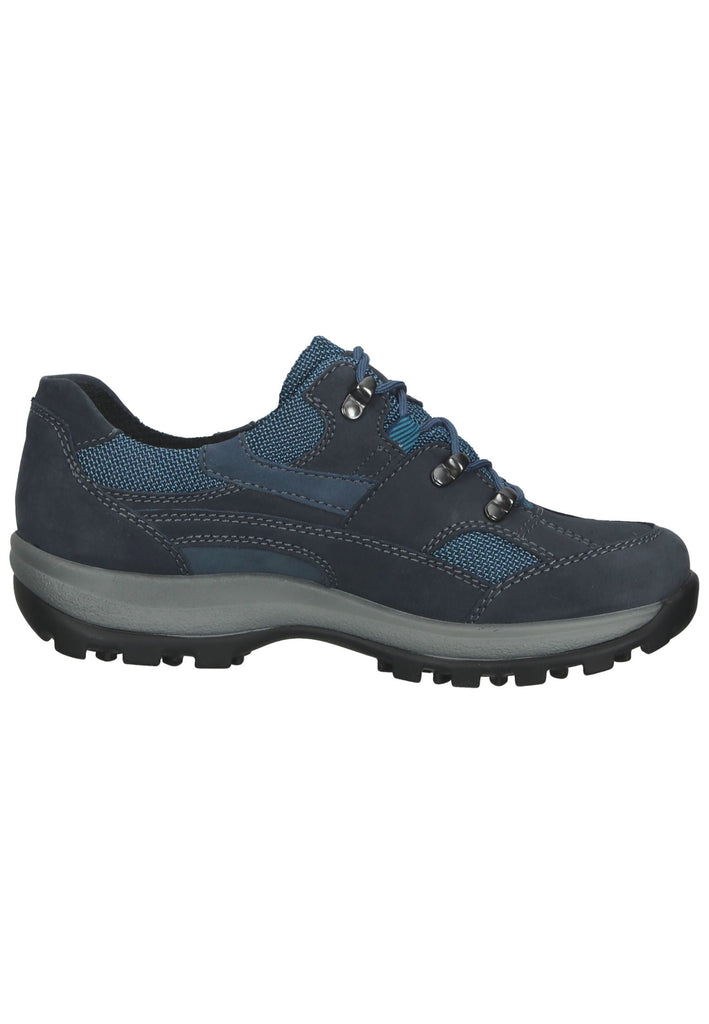 Waldläufer Wanderschuhe Leder/Textil Marine
