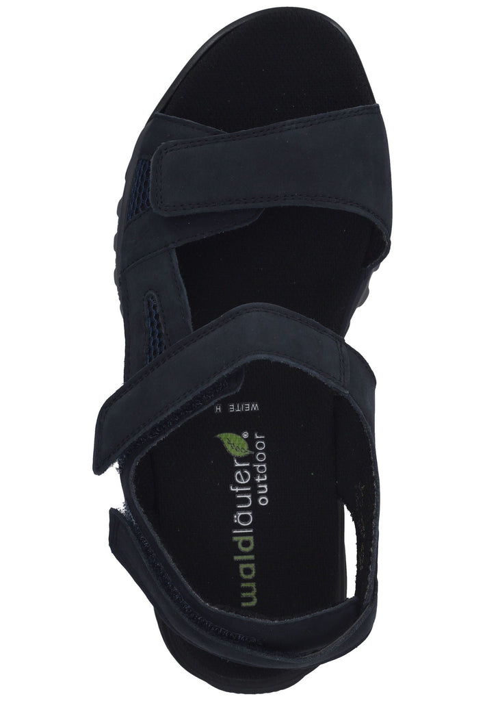 Waldläufer Wanderschuhe Leder/Textil Marine