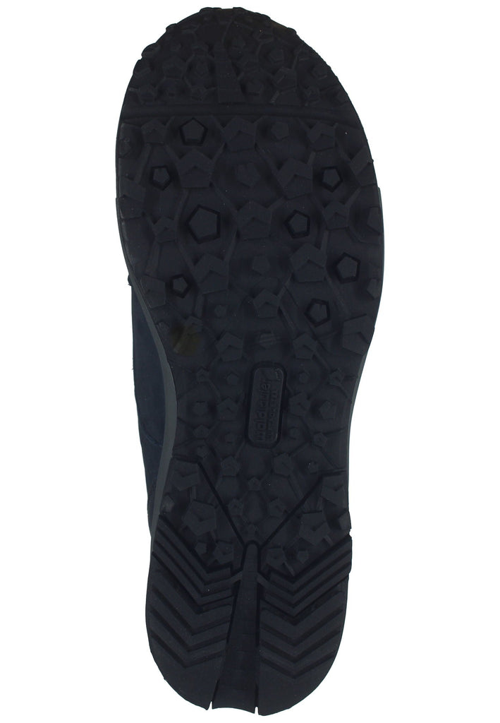 Waldläufer Wanderschuhe Leder/Textil Schwarz/Blau