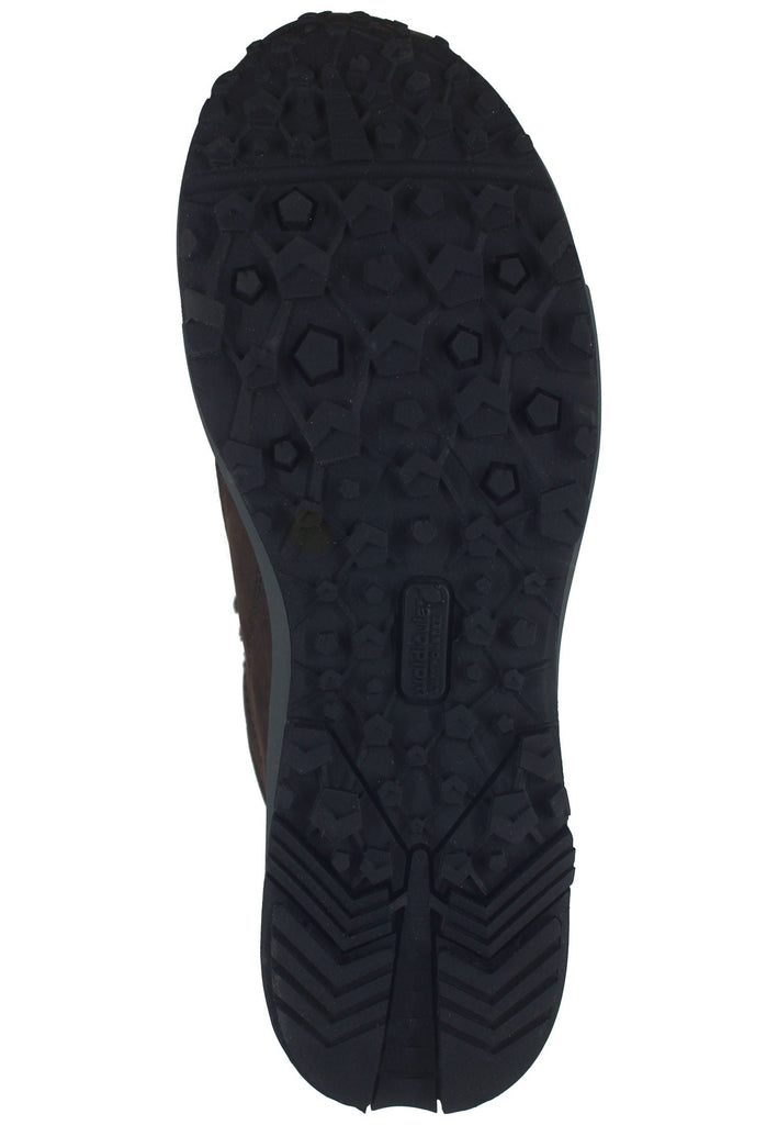 Waldläufer Wanderschuhe Leder/Textil Schwarz/Braun
