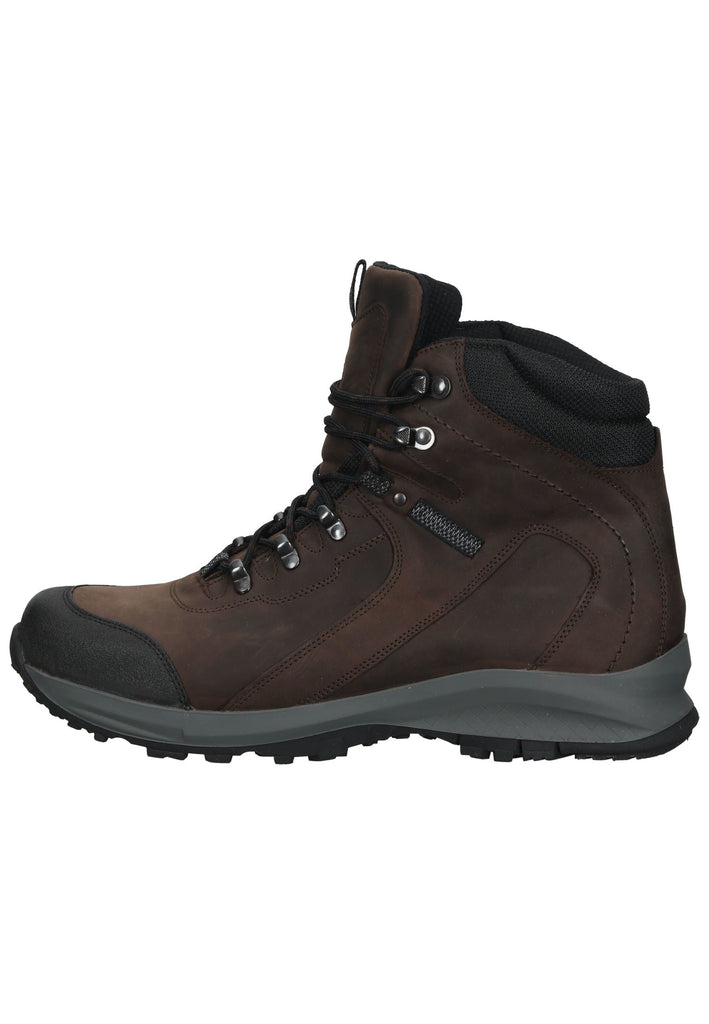 Waldläufer Wanderschuhe Leder/Textil Schwarz/Braun