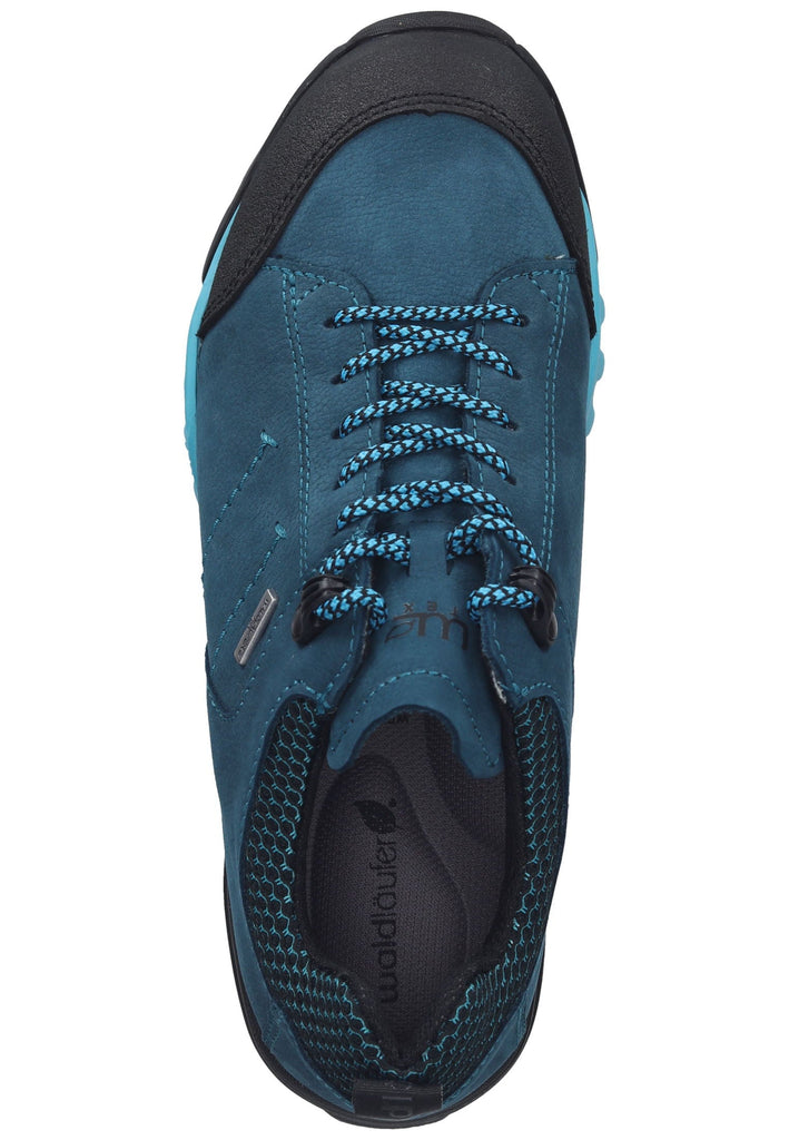 Waldläufer Wanderschuhe Leder/Textil Türkis