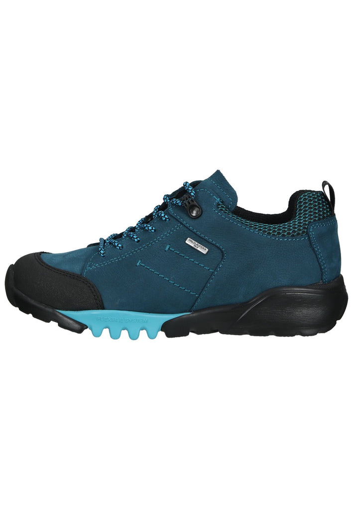 Waldläufer Wanderschuhe Leder/Textil Türkis