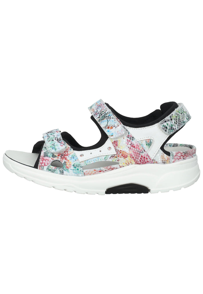 Waldläufer Wanderschuhe Leder/Textil Weiß Kombi