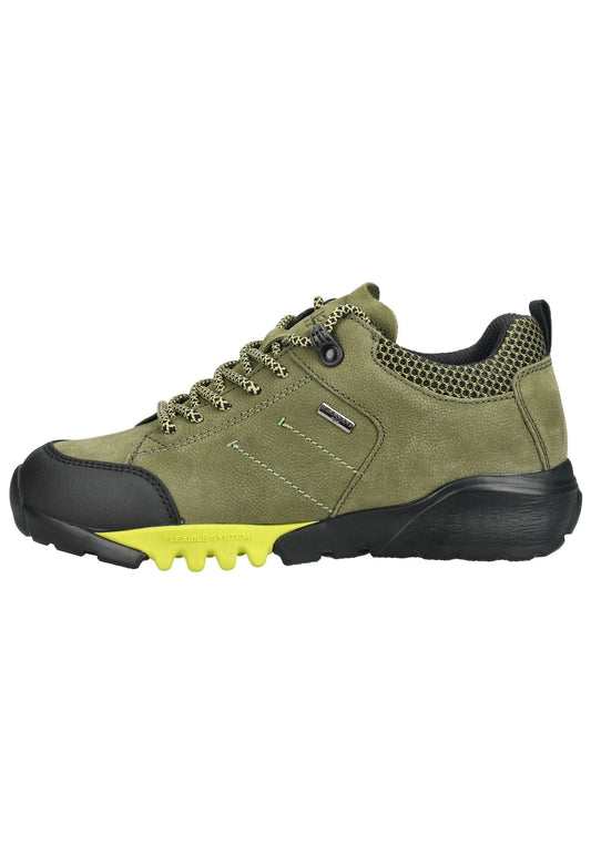 Waldläufer Wanderschuhe Nubukleder/Textil Oliv