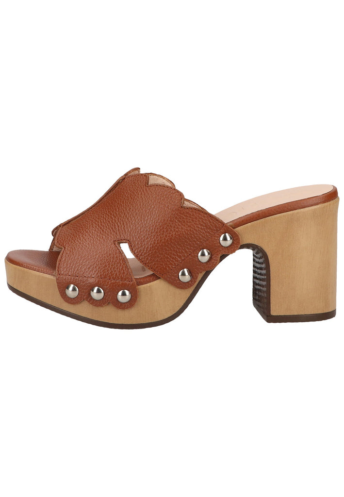 Pantoletten Wonders Pantoletten Leder Braun