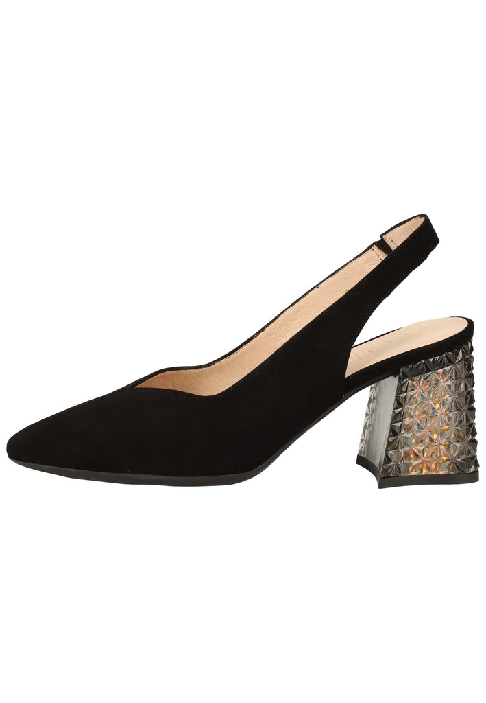 Pumps Wonders Pumps Nubukleder Schwarz